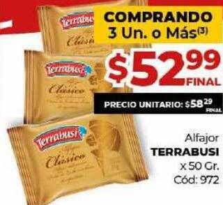 Diarco Alfajor Terrabusi oferta