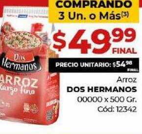 Diarco Arroz Dos Hermanos oferta