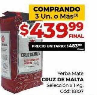 Diarco Yerba Mate Cruz De Malta oferta