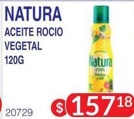Masivos Natura Aceite Rocio Vegetal 120g oferta