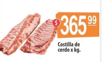 Autoservicio Capo Costilla de cerdo oferta