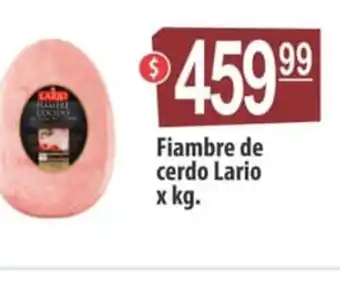Autoservicio Capo Fiambre de Cerdo LARIO x Kg oferta