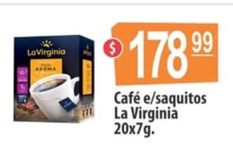Autoservicio Capo La virginia Cafè e/saquitos 20x7g oferta