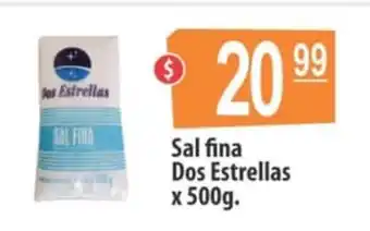 Autoservicio Capo Dos Estrellas Sal Fina x 500g oferta