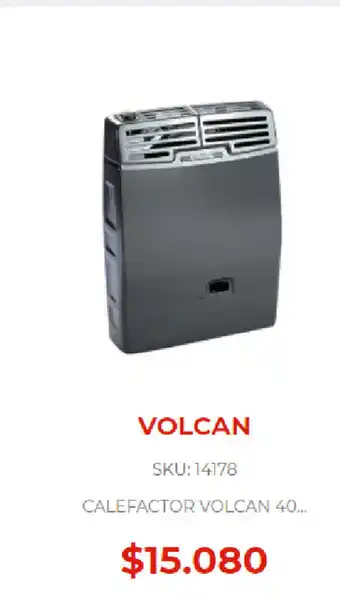 Naldo Lombardi Volcan Calefactor Volcan 40 oferta