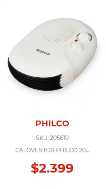 Naldo Lombardi Philco Caloventor Philco 20 oferta