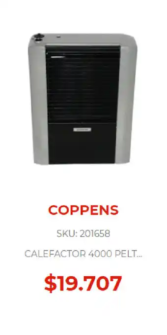 Naldo Lombardi Coppens Calefactor 4000 Pelt oferta