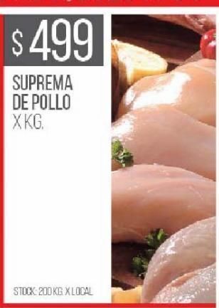 Disco Suprema de pollo x kg oferta