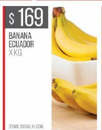 Disco Banana ecuador x kg oferta