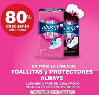 Atomo Conviene Always Toallitas y Protectores oferta