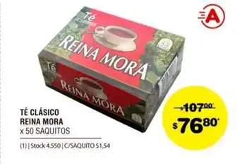 Atomo Conviene Reina Mora Tè Clásico x 50 saquitos oferta