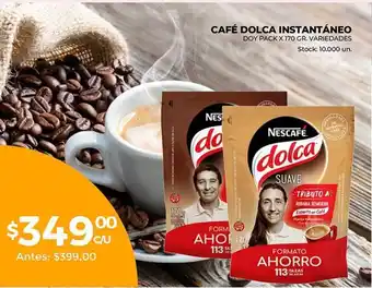Supermercados Tadicor Café Dolca Instantáneo x 170gr oferta