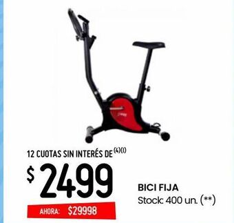 Changomas Bicicleta fija oferta