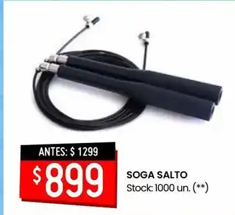 Changomas Soga salto oferta