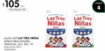 Jumbo Leche las tres niñas oferta