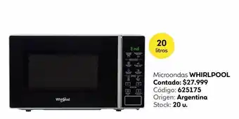 Microondas whirlpool