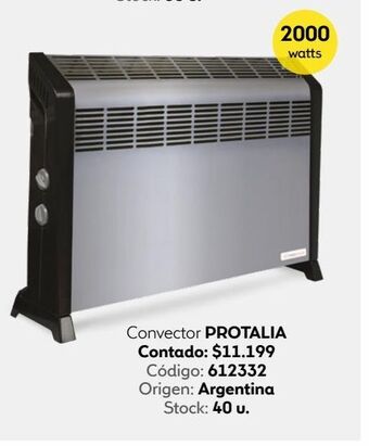 Coppel Convector protalia oferta