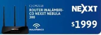 Cetrogar Router inalambrico wi-fi nexxt nebula 300 oferta