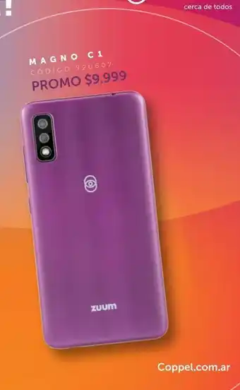 Coppel Celular zuum magno c1 1gb 16gb 3g oferta