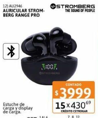 Cetrogar Auricular stromberg range pro bluetooth oferta