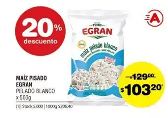 Atomo Conviene Egran Maíz Pisado Pelado Blanco x 500g oferta