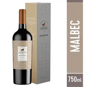 Walmart Vino Tinto Reserva Malbec La Celia 750 Cc oferta