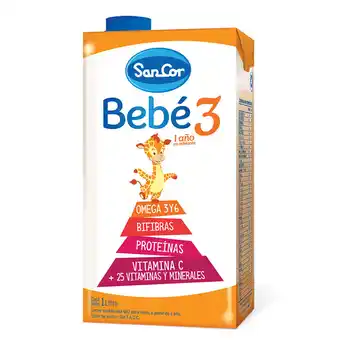 Walmart Leche Infantil Sancor Bebé 3 1lt oferta