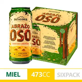 Walmart Cerveza Patagonia Abrazo De Oso 473cc X 6 oferta
