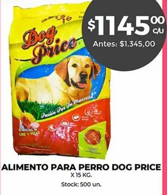 Supermercados Tadicor Alimento Para perro Dog price x 15kg oferta