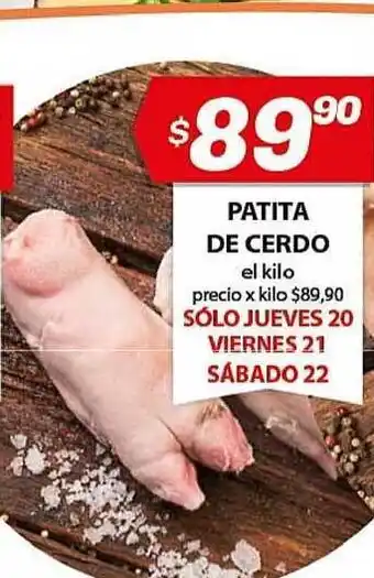 Almacor Patita de Cerdo oferta
