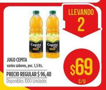 Supermercados Vea Cepita Jugo 1,5lts. oferta