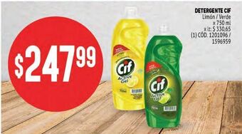 Makro Detergente cif 750ml oferta