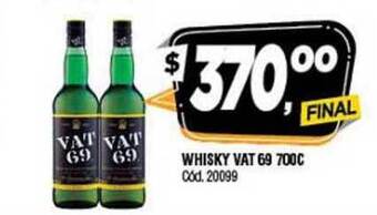 Supermercados Yaguar Vat 69 Whisky 700c oferta