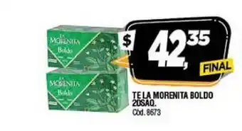 Supermercados Yaguar La Morenita Boldo Te 20saq. oferta