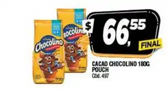 Supermercados Yaguar Chocolino Cacao Pouch 180g oferta