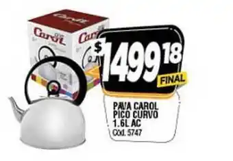 Supermercados Yaguar Carol Pico Curvo Pava 1.6L Ac oferta