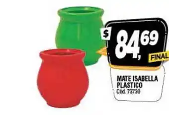 Supermercados Yaguar Mate Isabella Plastico oferta