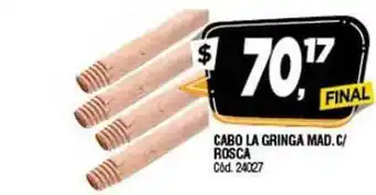 Supermercados Yaguar La Gringa Mad. C/Rosca Cabo oferta