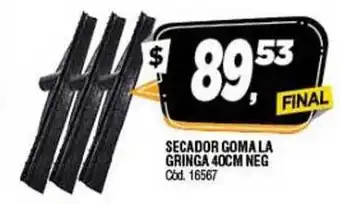 Supermercados Yaguar La Gringa Secador Goma 40cm Neg oferta