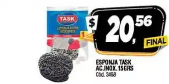 Supermercados Yaguar Task Ac. Inox. Esponja 15grs. oferta
