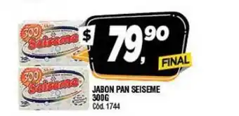 Supermercados Yaguar Seiseme Jabon Pan 300g oferta