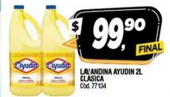 Supermercados Yaguar Ayudin Clasica Lavandina 2L oferta