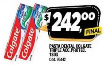 Supermercados Yaguar Colgate Triple Acc. Protec. Pasta Dental 180g oferta