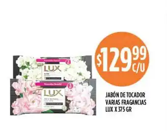 Supermercados Toledo Lux Jabón De Tocador Varias Fragancias x 375gr oferta