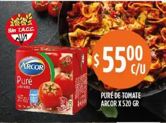 Supermercados Toledo Arcor Puré de Tomate x 520gr oferta