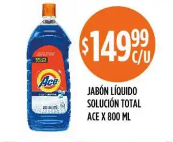 Supermercados Toledo Ace Solución Total Jabón Líquido x 800ml oferta