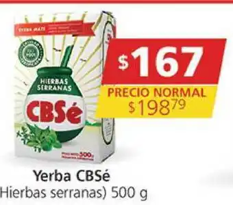 Supermercados Aiello CBSé Hierbas Serranas Yerba 500g oferta