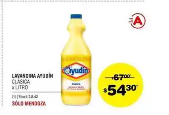 Atomo Conviene Ayudín Clásica Lavandina x litro oferta