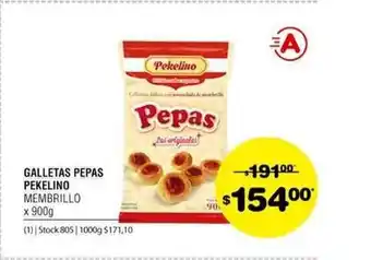 Atomo Conviene Pekelino Pepas Membrillo Galletas x 900g oferta
