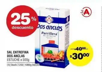Atomo Conviene Dos Anclas Sal Entrefina Estuche x 500g oferta